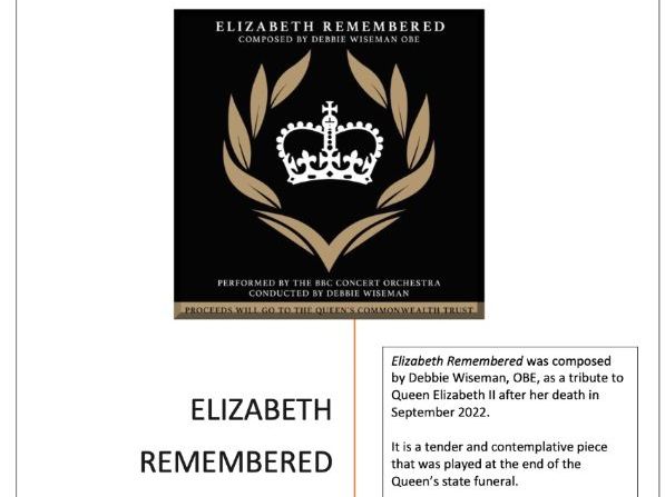 WJEC GCSE Music - New set work Elizabeth Remembered