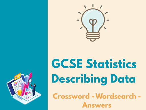 GCSE Statistics – Describing Data - Crossword & Wordsearch