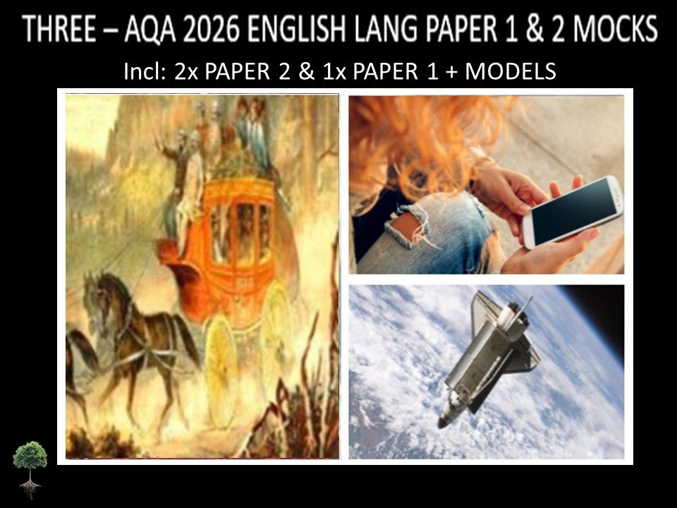 THREE - AQA PAPER 1 & 2 | 2026 FULL MOCKS | MODELS