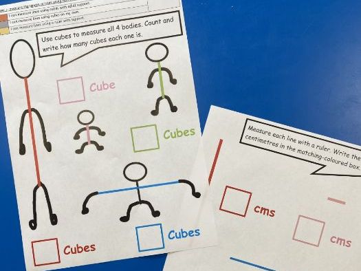 Measuring Men Worksheet