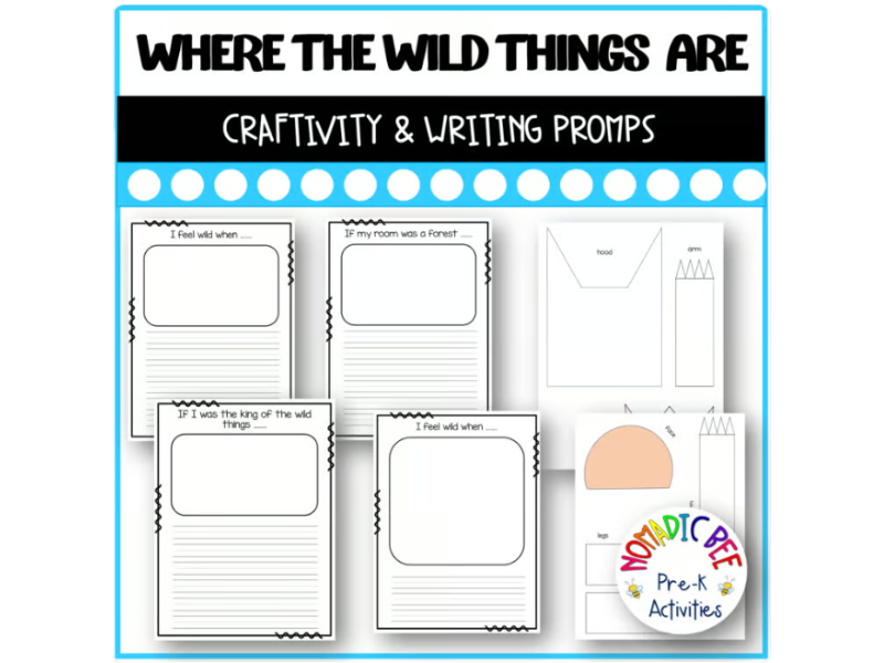 Where The Wild Things Are Activities - Craftivity