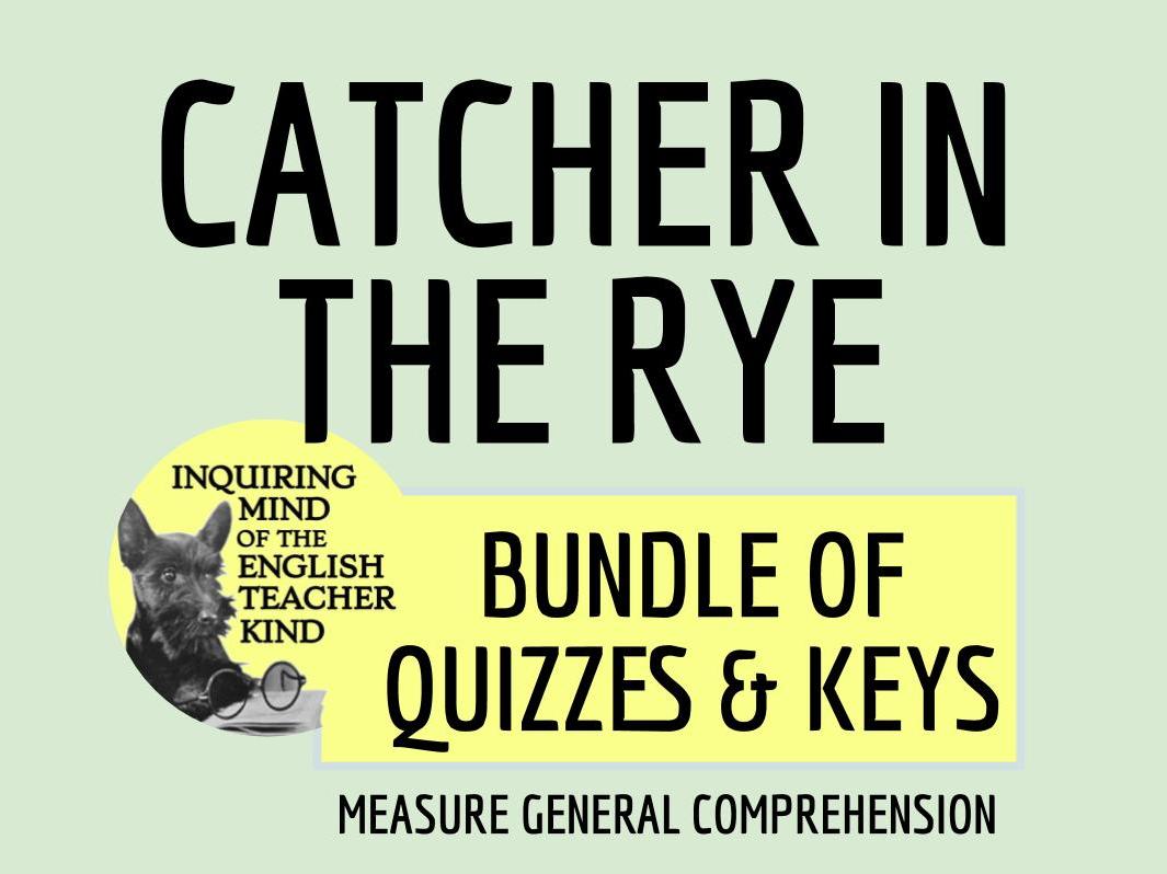Catcher In The Rye Quiz