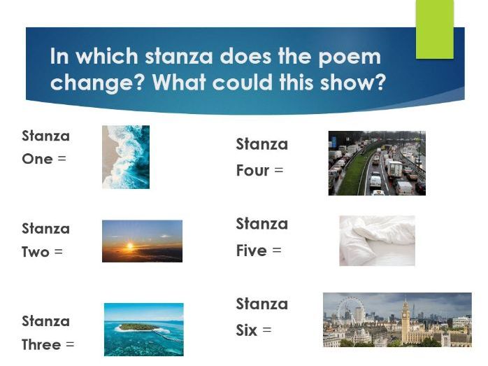 Two Poetry Lessons - Island Man (Year 8)