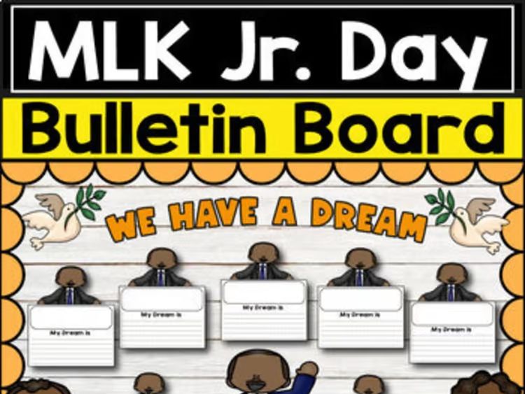 Martin Luther King Jr. Day Bulletin Board - Mlk Day Decor