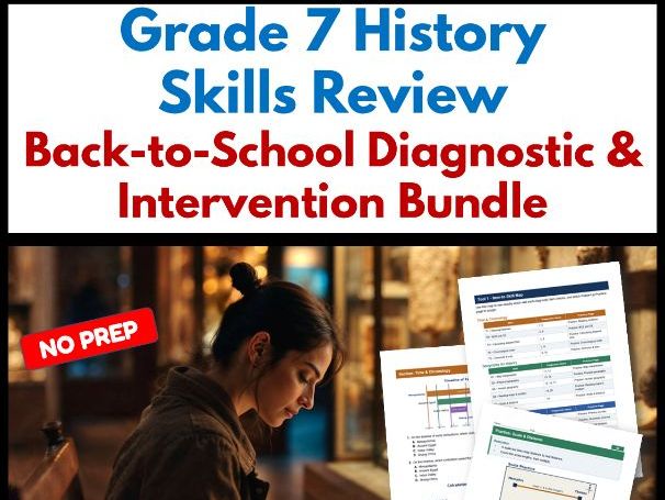 Grade 7 History Skills Review | Back-to-School Diagnostic