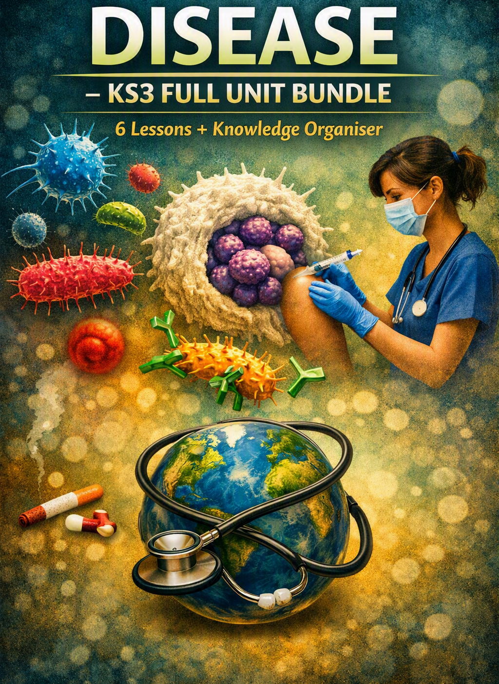 KS3 - Disease – Complete Biology Bundle (6 Lessons + Knowledge Organiser)