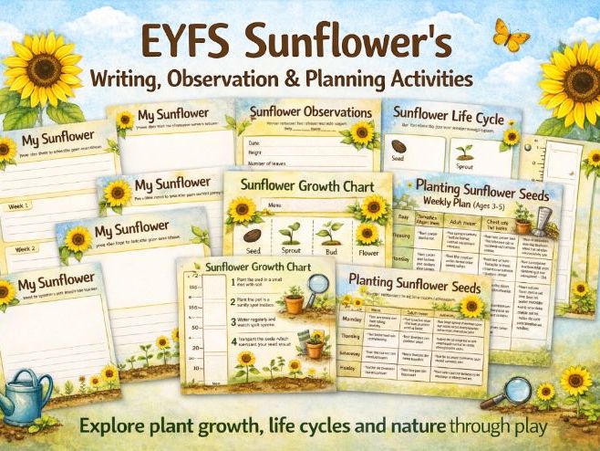 EYFS - Planting and Growing Continuous Provision and Resources.
