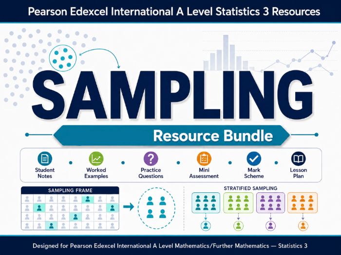 01 - Sampling Methods S3 Teacher Pack - Edexcel International A-Level Maths