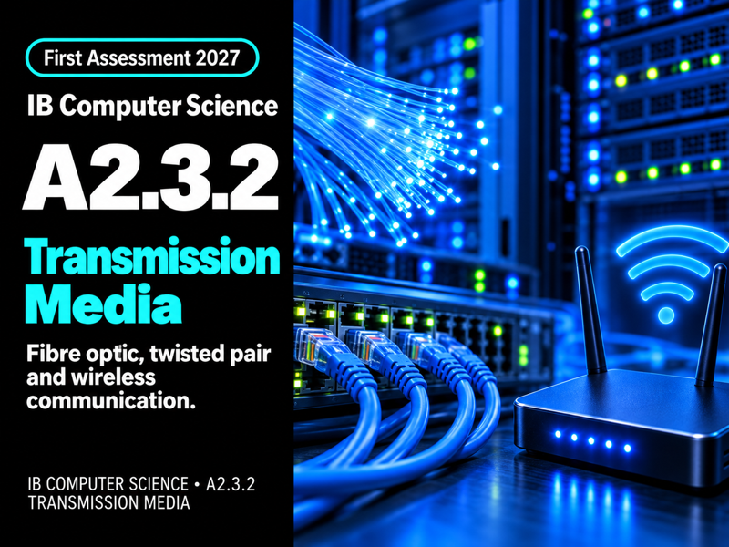 IB Computer Science A2.3.2: Transmission Media