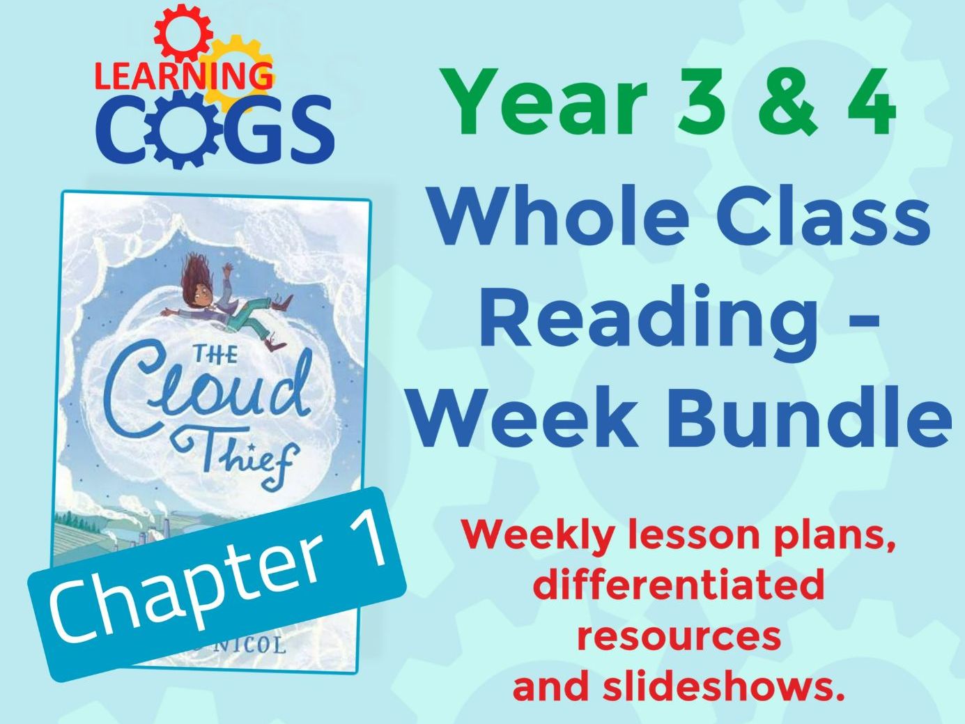 The Cloud Thief Bundle - Year 3 and 4 Whole Class Reading: Week 1 Planning, Resources and Slideshows