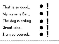Year 1 English 2 Week Unit: Exclamation marks & Mummy's suitcase