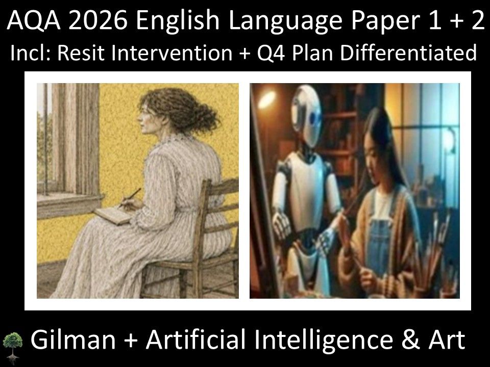 Two AQA 2026 English Language Paper 1+2 | Resit Intervention | Q4 PLAN Differentiated