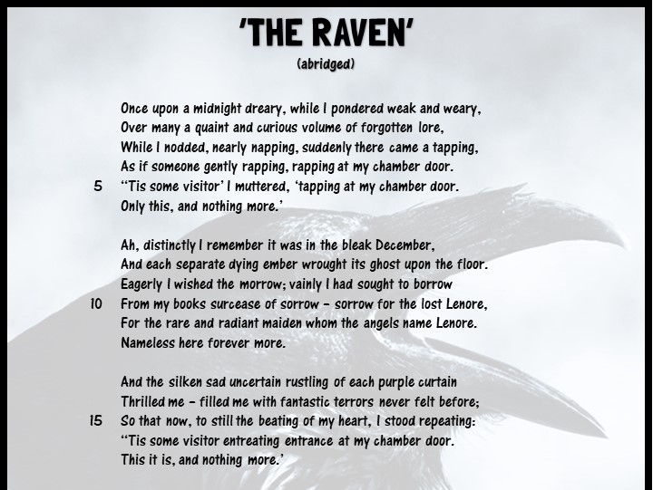 The Raven Poem Pdf