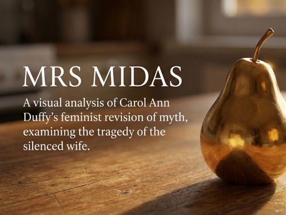 Mrs Midas by Carol Ann Duffy | Senior English Analysis Deck Classroom Activities