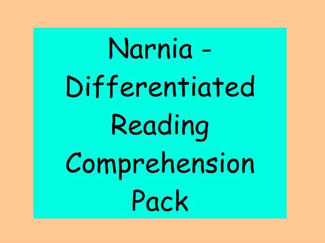 Narnia: Into the Wardrobe – Differentiated Reading Comprehension Pack (LKS2)