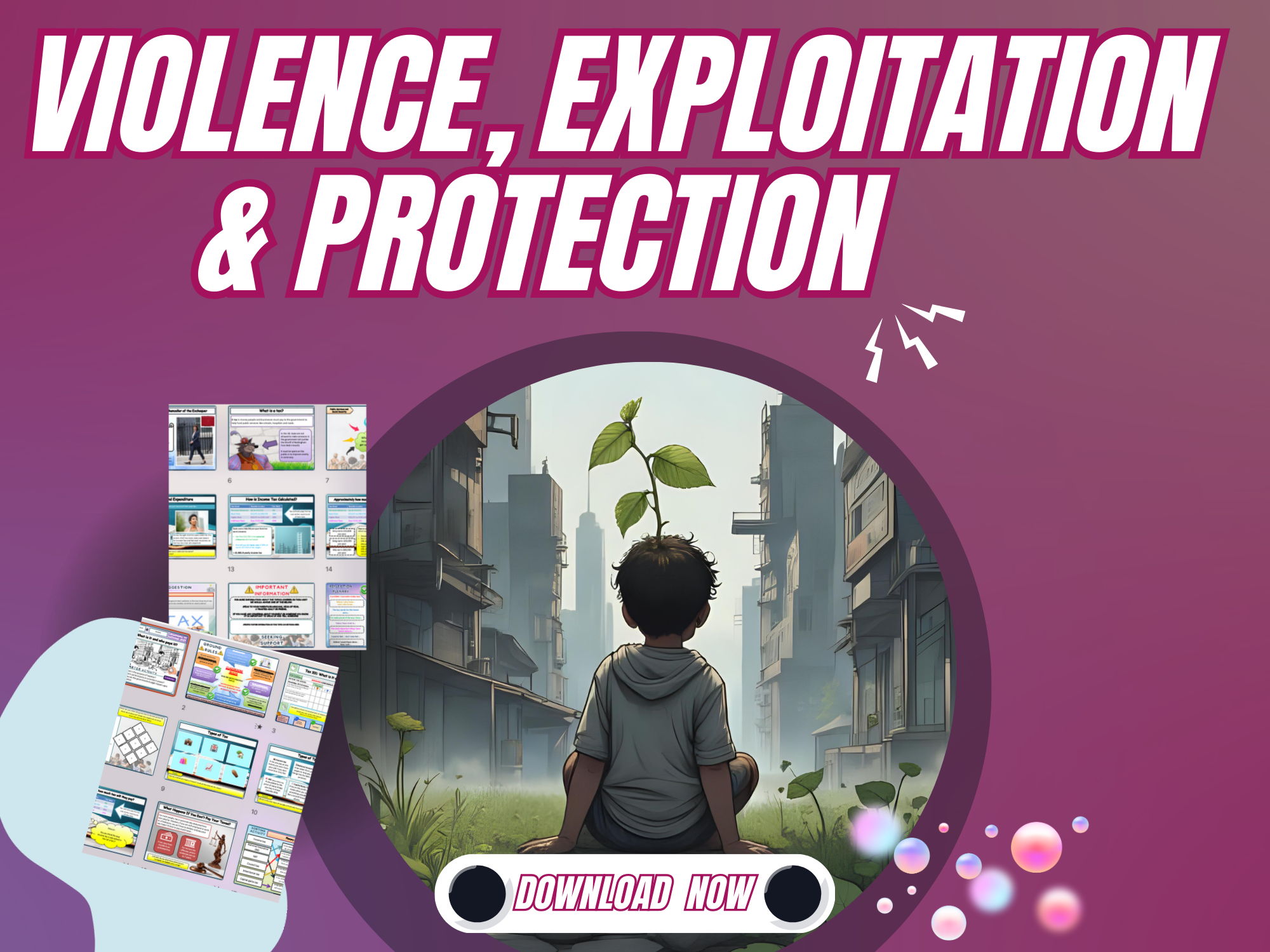 Violence, exploitation and protection PSHE lessons