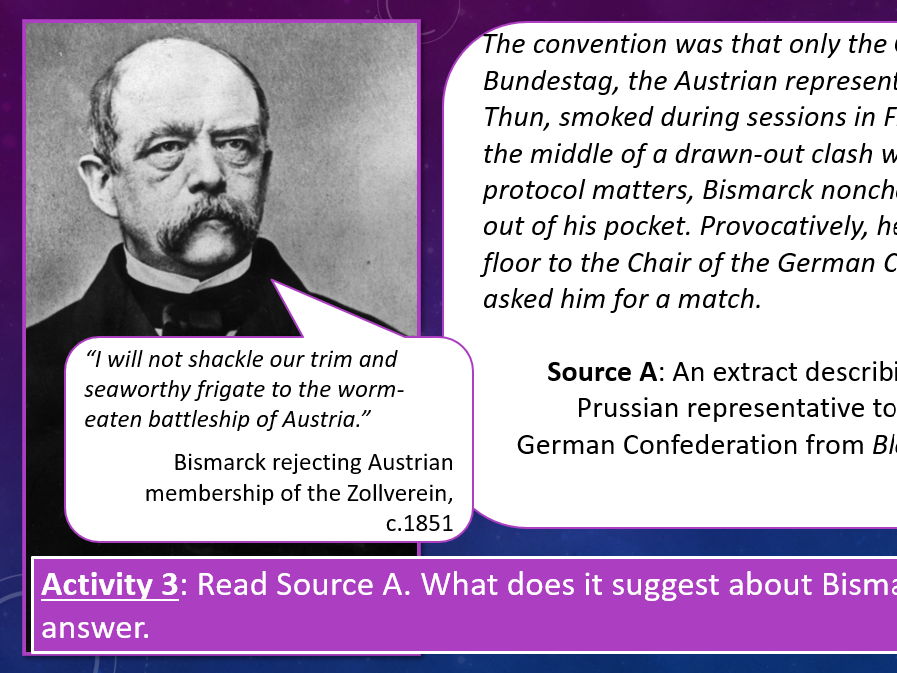 German Nationalism: Introduction to Bismarck