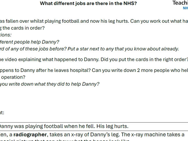 NHS Patient Pathway Card Sort