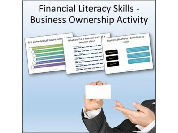 Financial Literacy Skills - Business Ownership Basics Activity