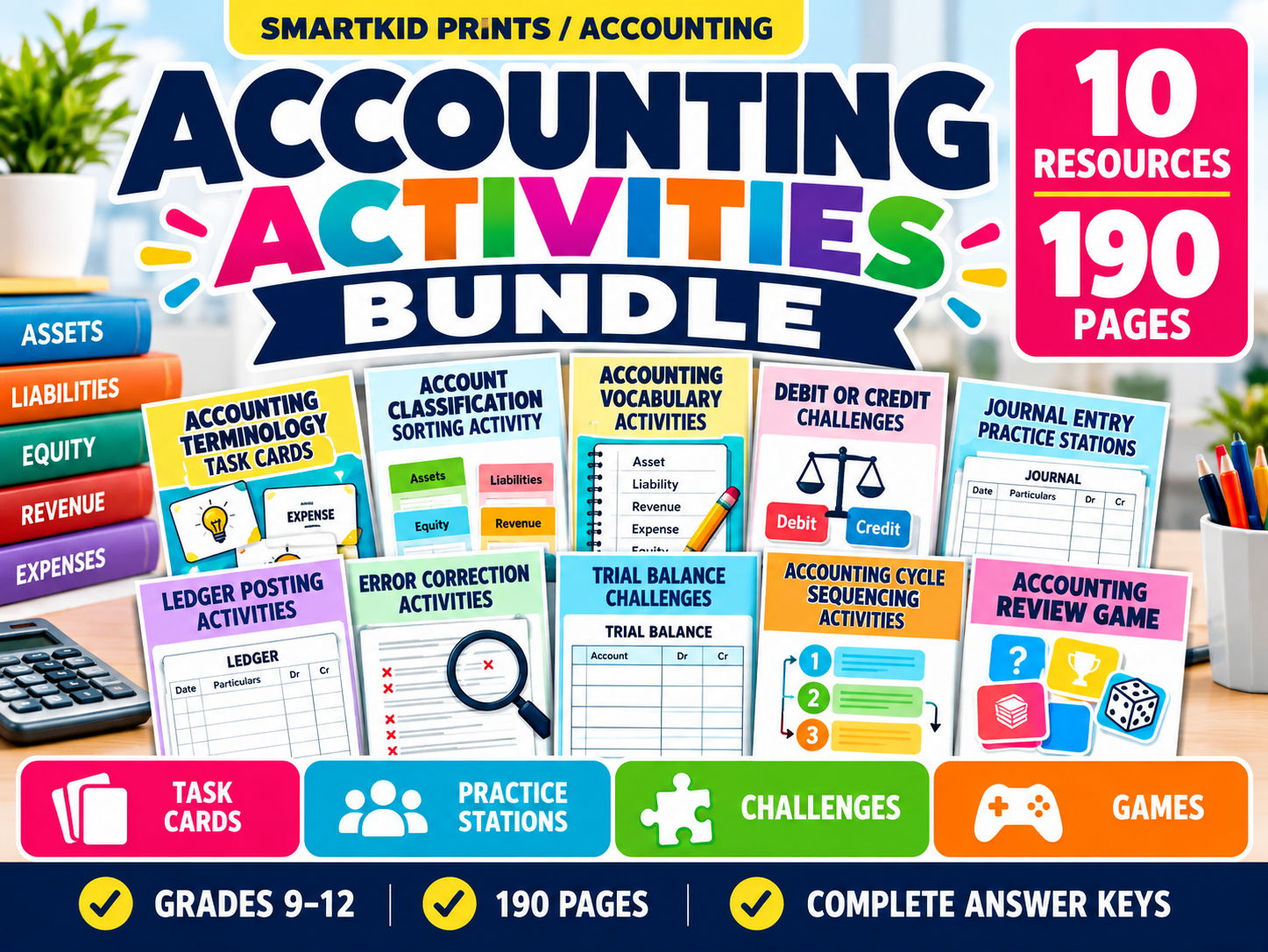 Accounting Activities Bundle | 10 Resources
