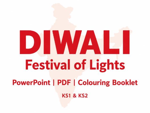 Diwali PowerPoint, PDF & Colouring Booklet |Festival of Lights  KS1 KS2 Hinduism Resource 2026
