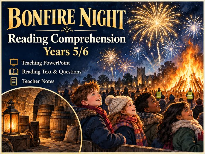 Year 5-6 Bonfire Night reading lesson