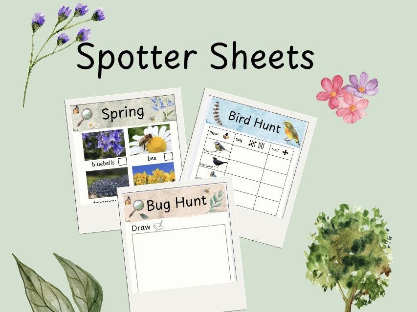 BUNDLE Nature Spotter Sheets