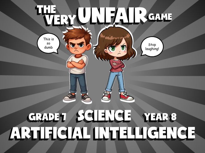 Artificial Intelligence VERY UNFAIR GAME | No-Prep Year 8 Science Review Activity