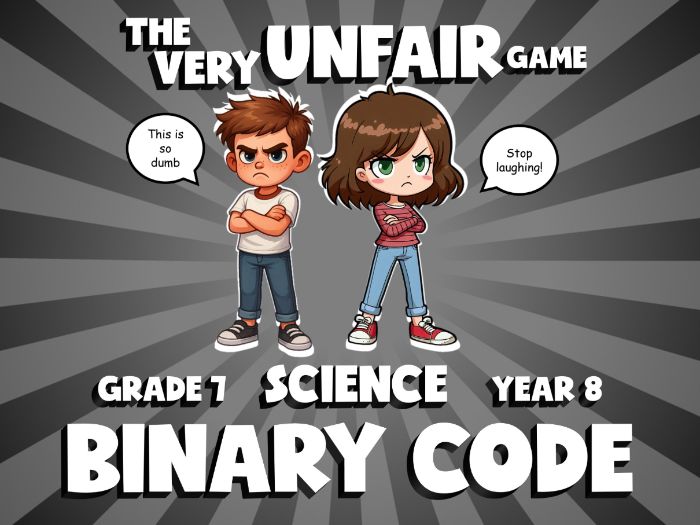 Binary Code VERY UNFAIR GAME | No-Prep Year 8 Science Review Activity