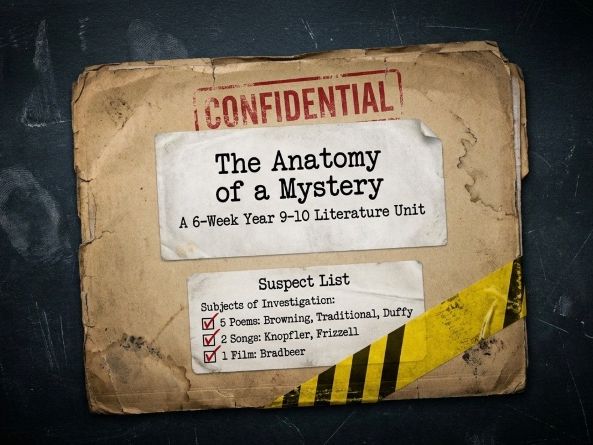 Murder & Mystery Multi-Modal Unit | Poetry, Song & Film | Years 9-10 | 6-Week
