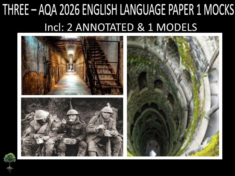 THREE - AQA PAPER 1 |2026 FULL MOCKS |ANNOTATED | MODELS