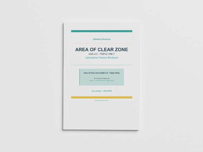 Area of Clear Zone Antibiotics - AQA GCSE Biology Practice Book