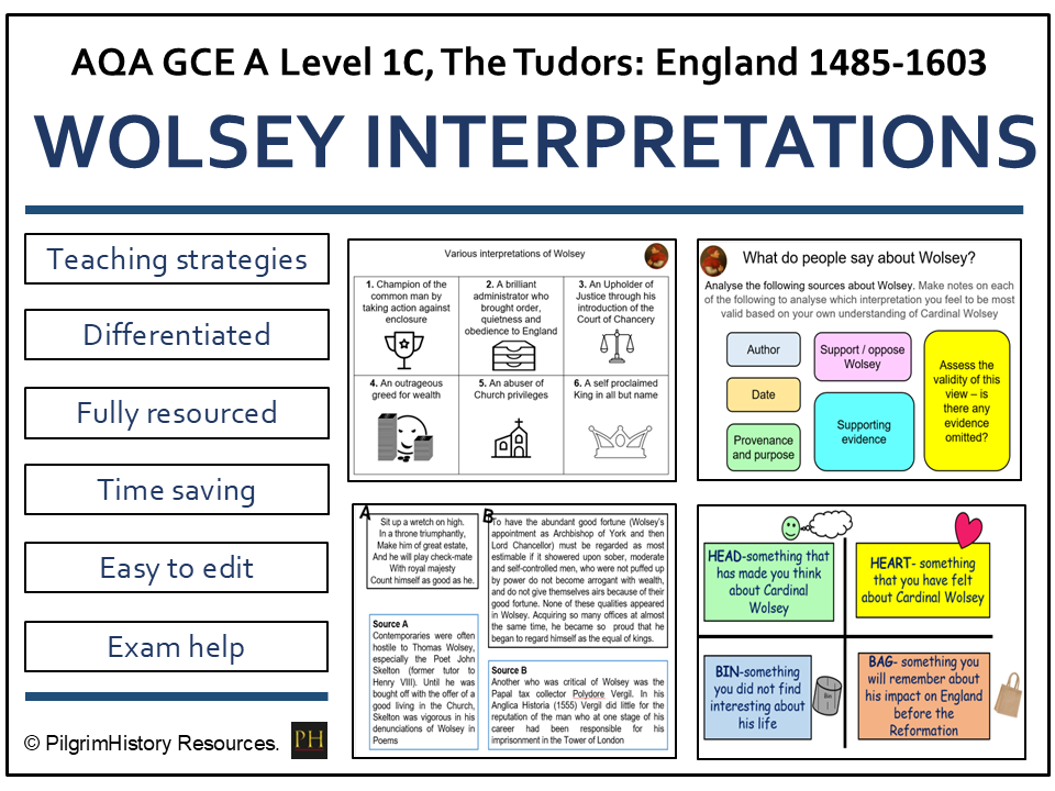 Interpretations of Wolsey: Historiography and Debate | AQA A Level History