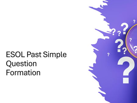 ESOL Past Simple Question Formation Masterclass – 18‑Task Worksheet + Full Lesson Plan