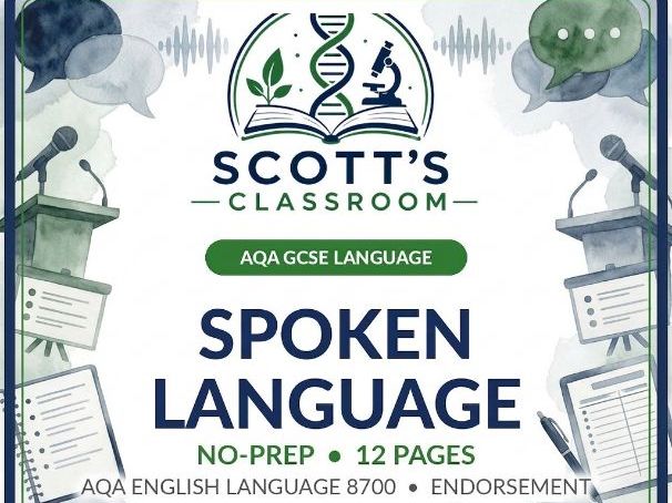 AQA GCSE Spoken Language Endorsement Pack