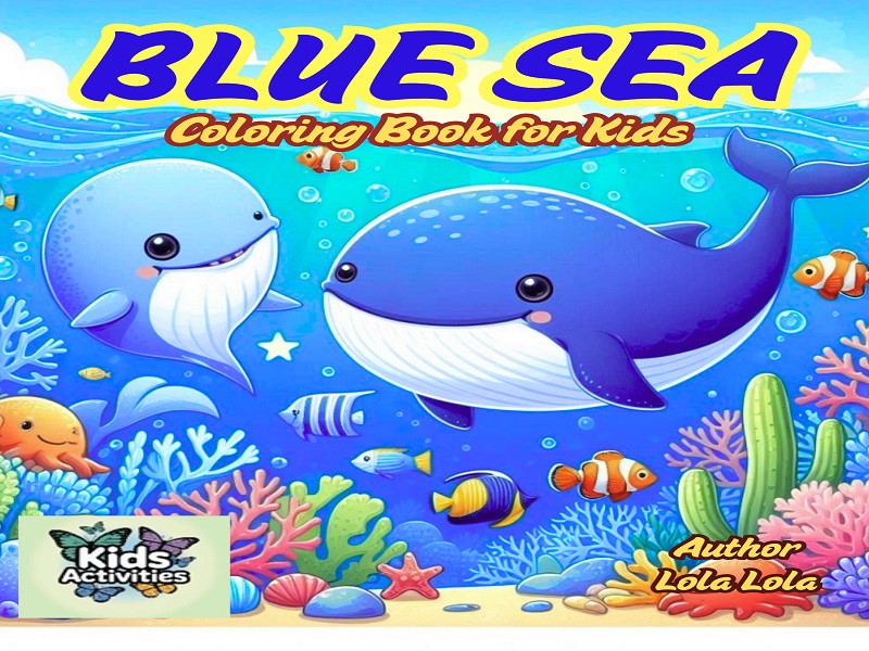 “Blue Sea Coloring Book for Kids”