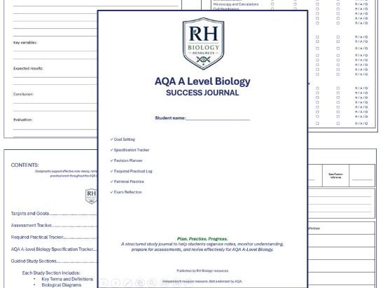 AQA A Level Biology Success Journal