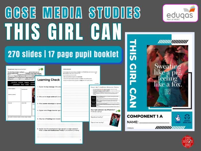 This Girl Can | Complete + Comprehensive Lessons + Resources | GCSE Media Studies | Eduqas