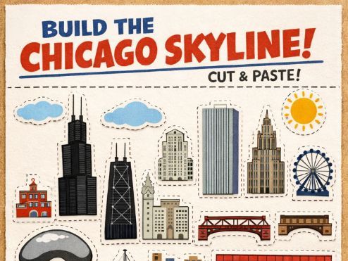 Bundle of 20 Cut and Paste Global Cities Worksheets- Fine Motor Skills