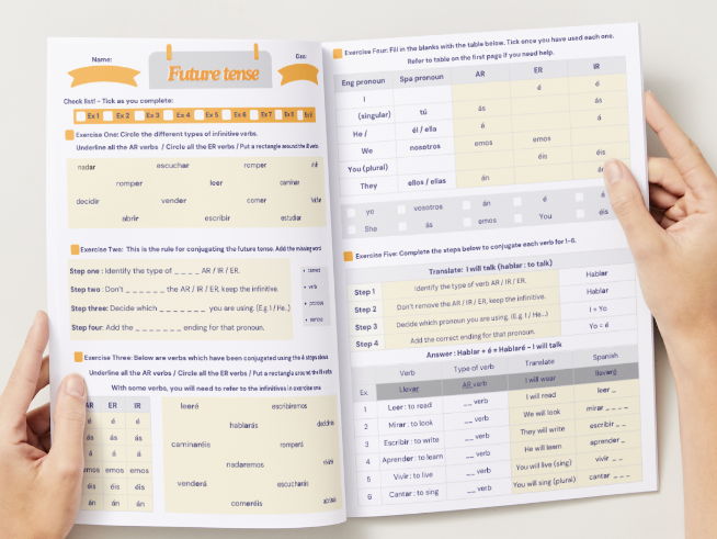 Future tense worksheet and answers - Pupil led - Ideal for cover lessons