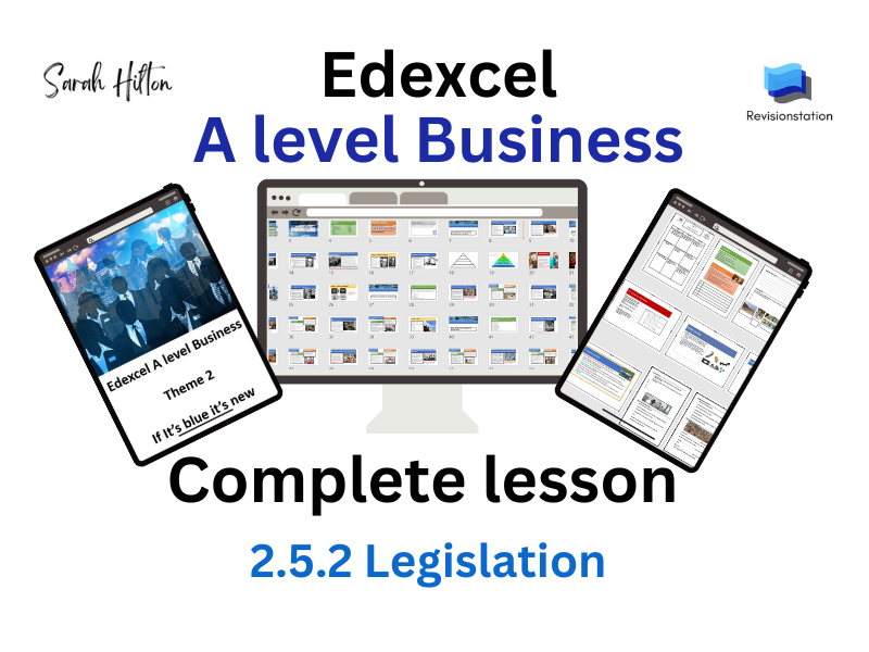 Edexcel A Level Business 2.5.2 Legislation (complete lesson) 252