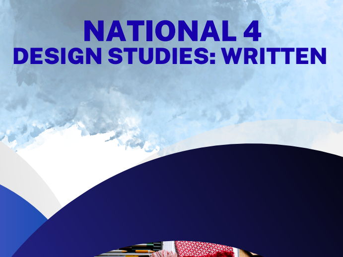 National 4 Design Studies booklet