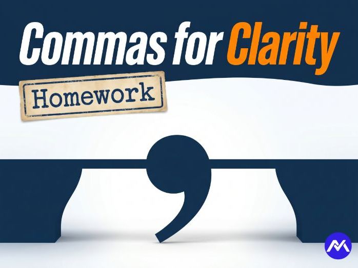 Commas for Clarity Homework for Year 5 English - KS2