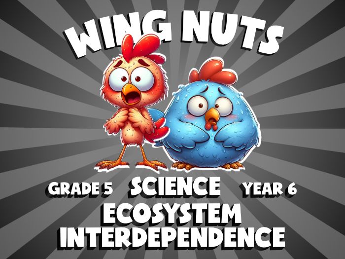 Ecosystem Interdependence WING NUTS Science Game | No-Prep Year 6 Review Activity