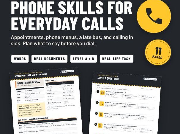 Phone Skills for Everyday Calls: Appointments and Voicemail for SEND