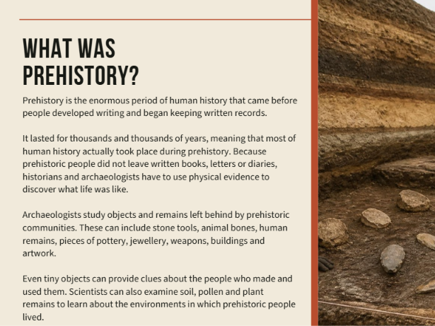 The Stone Age & Prehistory Presentation: Palaeolithic to Hunter-Gatherers | KS2 History
