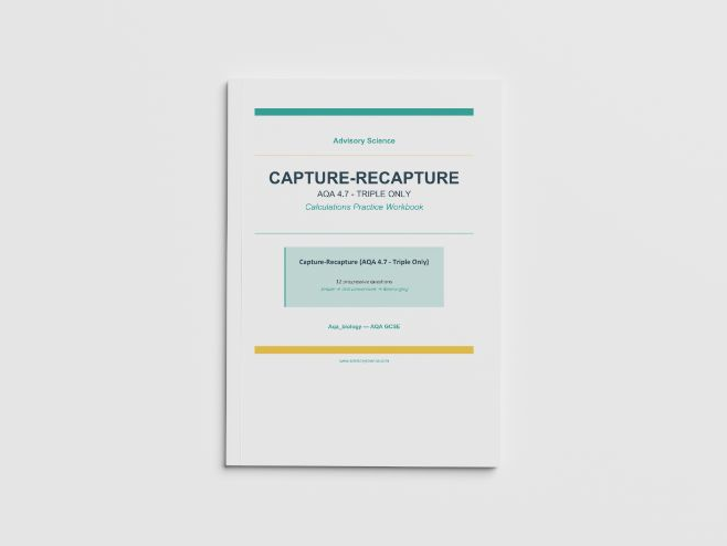 Capture-Recapture Population Estimates - AQA GCSE Biology Practice Book