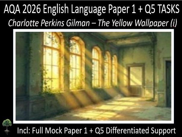 One AQA 2026 English Language Paper 1 Mock | Q5 TASKS-(Gil-i)