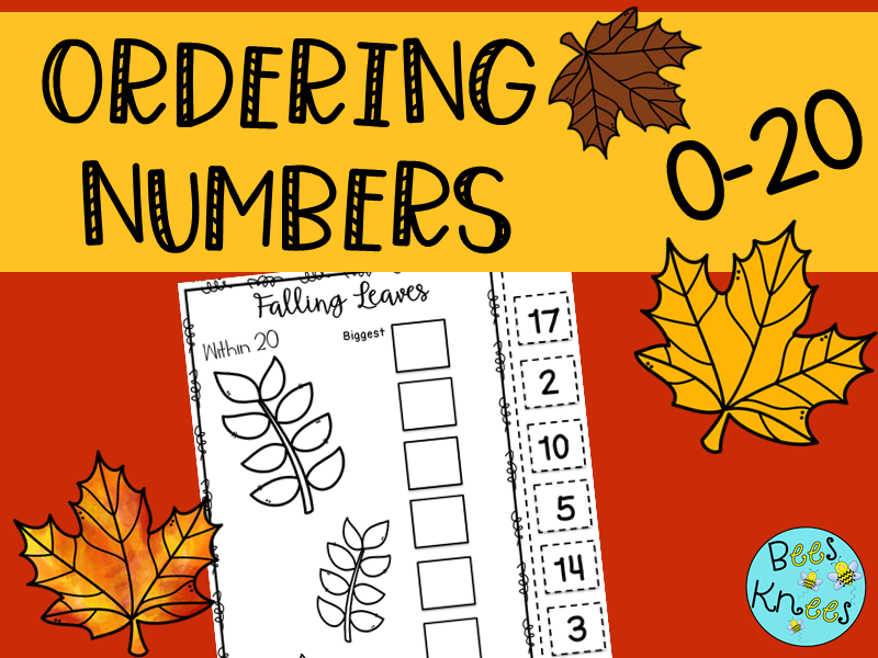 Ordering Numbers To 20 Worksheet Tes