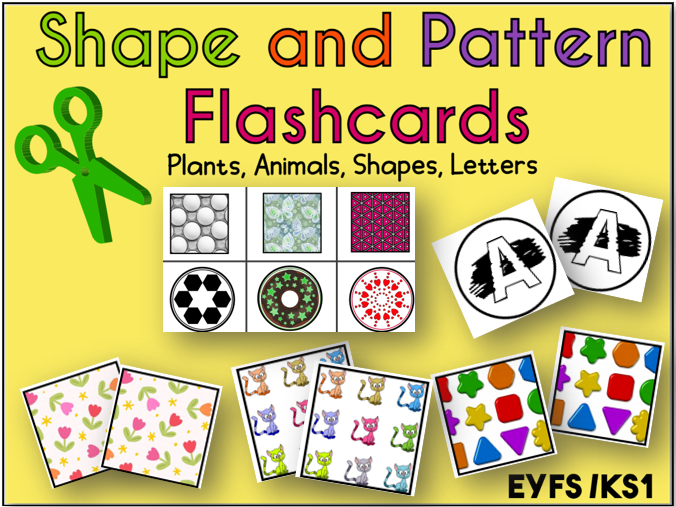 Little Ones Shape + Pattern Flashcards